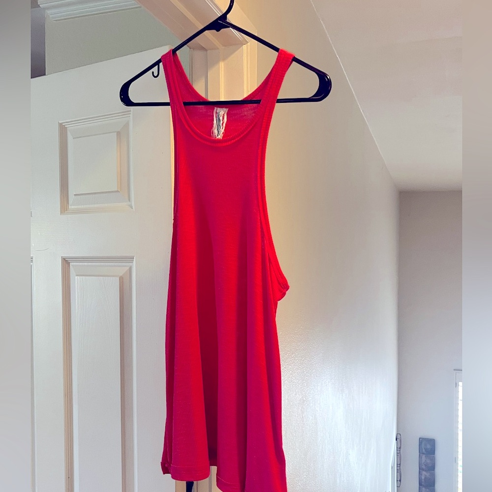 Free People Tank - Pinkish Red